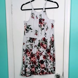 Floral halter dress